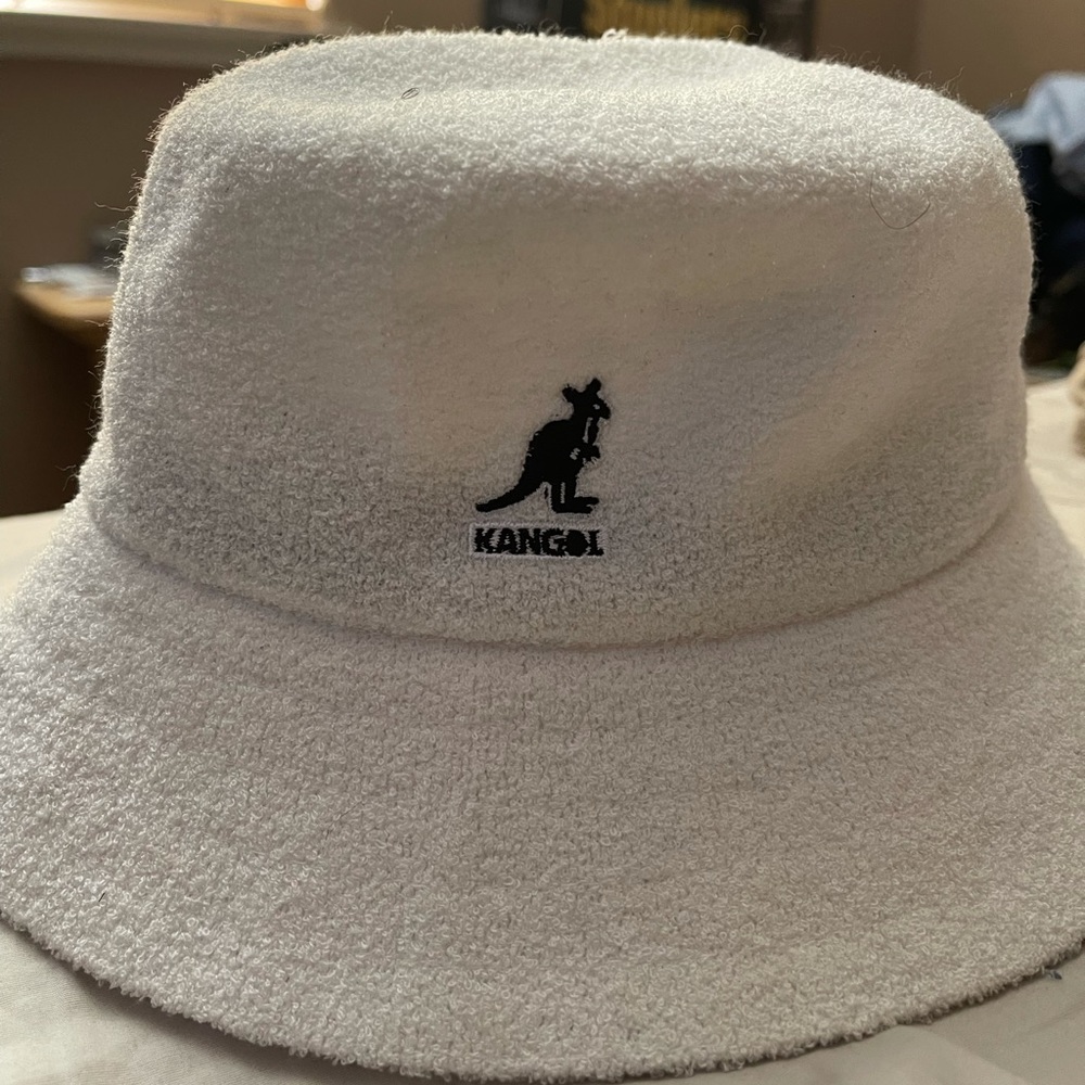 Kangol White Bucket Hat